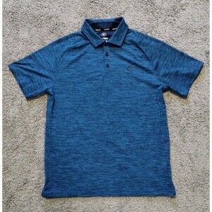 Hurley Polo Shirt Men's Blue Performance Lightweight Activewear Size Small